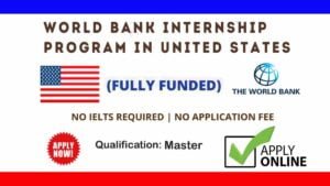 Internship In World Bank 2022